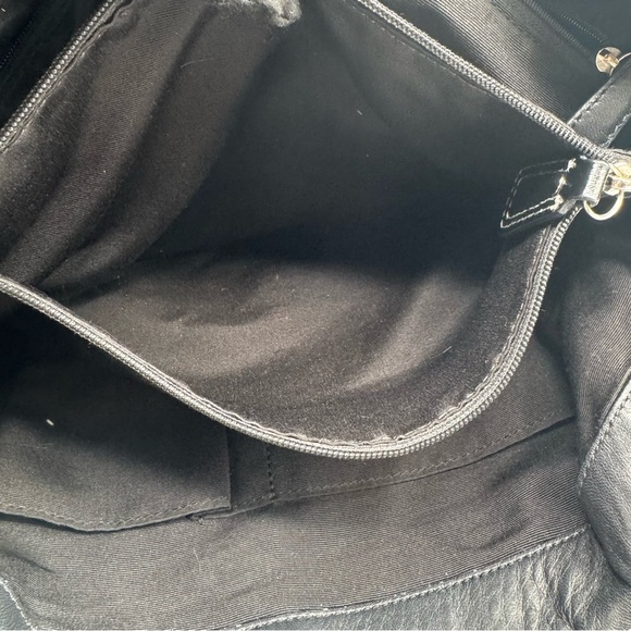 Vintage Coach Soho Black Signature Jacquard Shoulder Bag | Good Used Condition - Picture 14 of 16